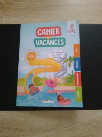 Cahier de vacances du CM1 au CM2