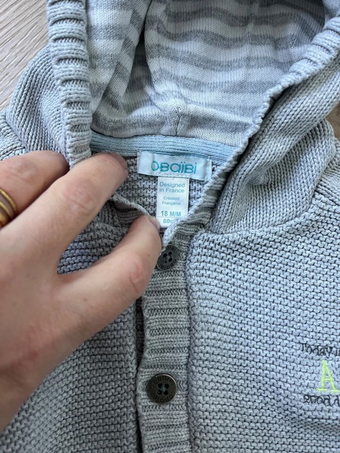 Gilet obaibi garçon 18 mois - photo numéro 3