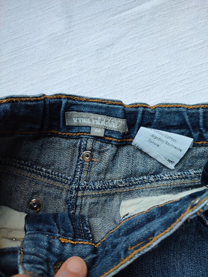 Lot de 2 jupes en jean 6 ans - photo numéro 3