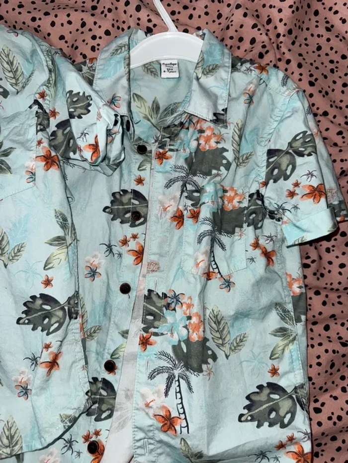 Chemise garçons lot de 2 taille 116 122 - photo numéro 2