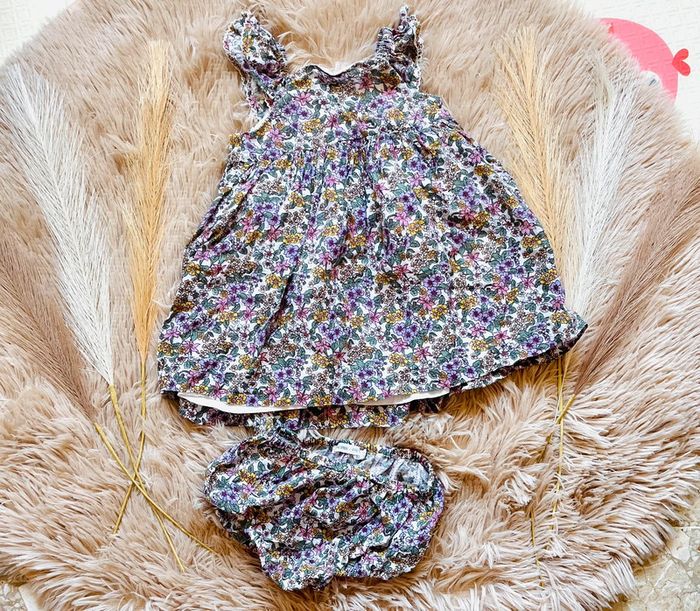 Robe fleurie + bloomer