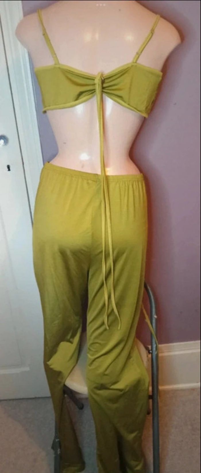 Magnifique ensemble vert - Taille L - photo numéro 3