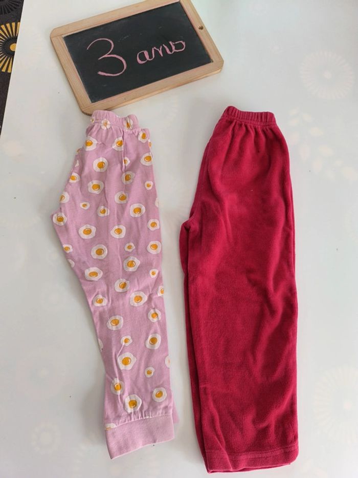 Lot de 2 bas de pyjama en très bon état