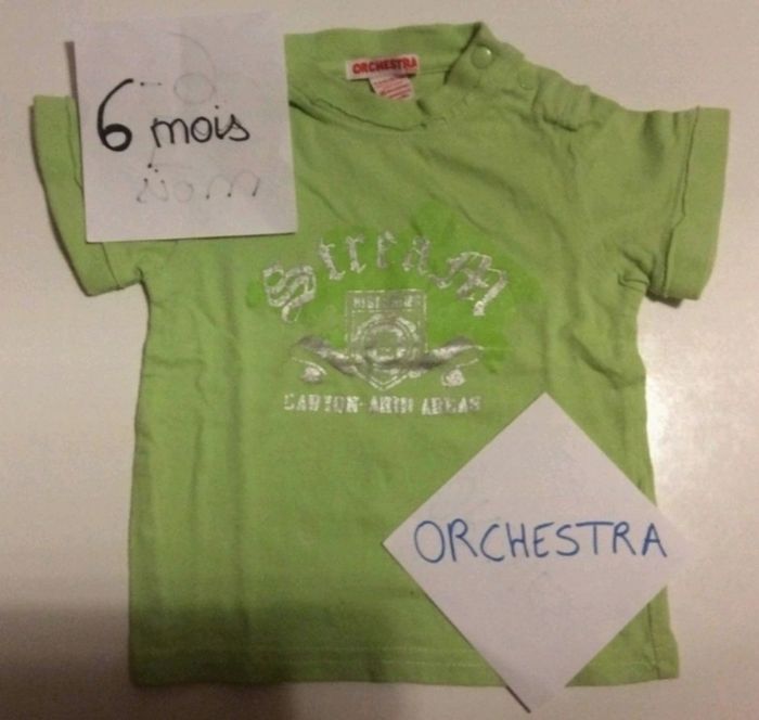 T-shirt Orchestra vert pistache