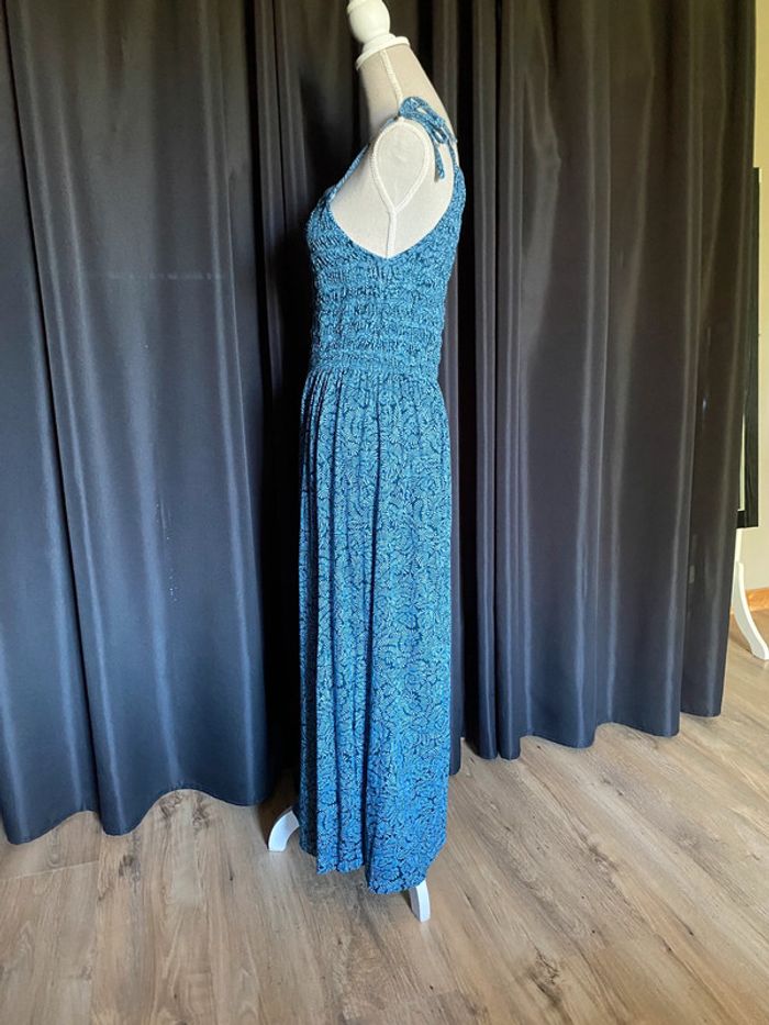 Robe longue bleue à motifs Hush - photo numéro 8