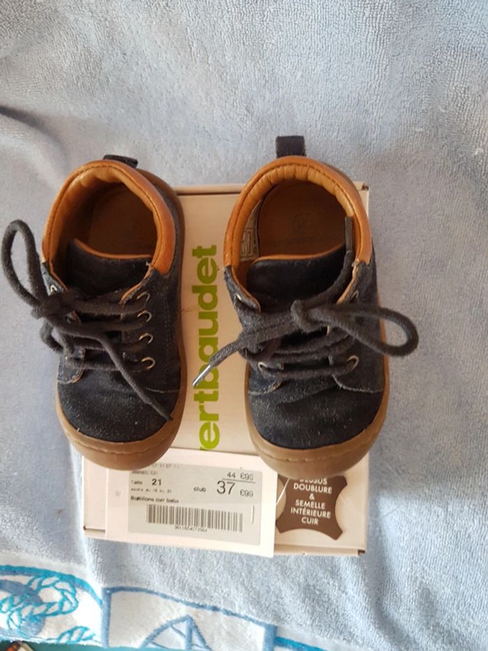 Chaussures bébé Taille 21 bleu verbaudet - photo numéro 4