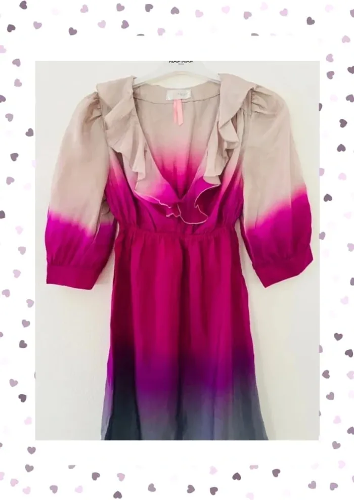 Lipsy Robe Couleurs Tie and Dye Taille 36/S