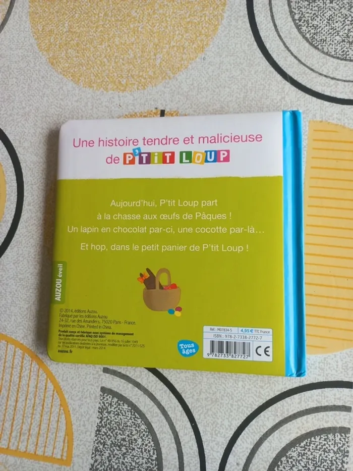 Livre P'tit loup fête Pâques - photo numéro 2