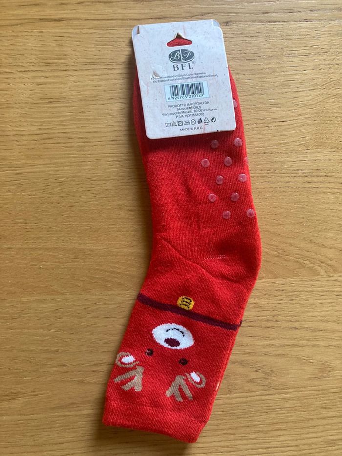 Chaussettes de noël antidérapantes 35-40 neuf - photo numéro 3