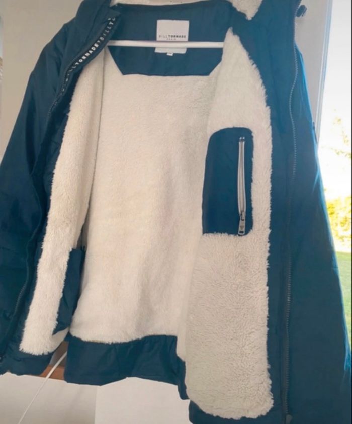 Manteau bleu marine chaud bill tornade - photo numéro 2