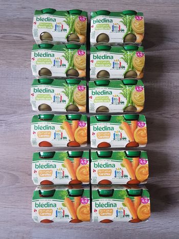 Repas bébés 4/6 mois