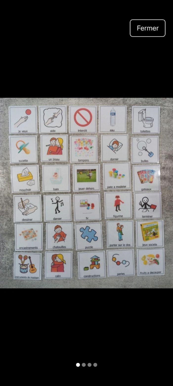 Lot pictogrammes de communication - photo numéro 3