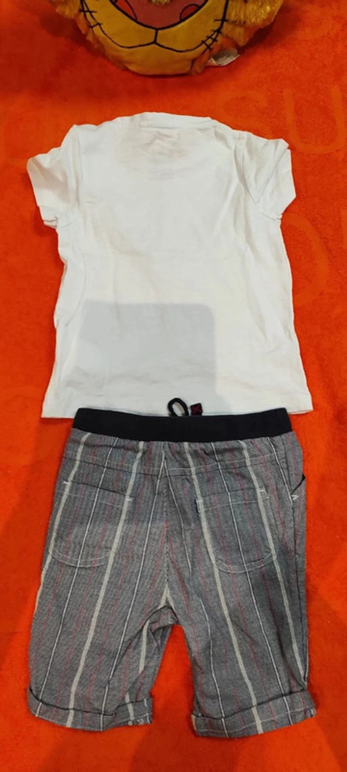 Bermuda et tee shirt Orchestra 18 mois 81 cm - photo numéro 4