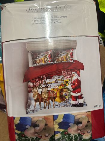 Parures de lit  Noël neuf