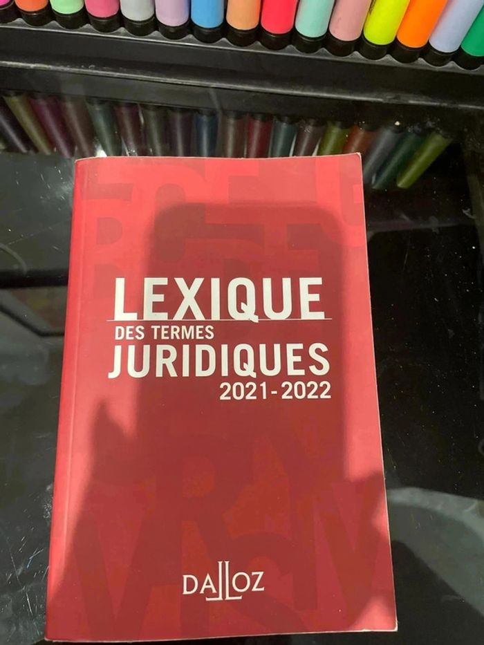 Lexique des termes juridiques