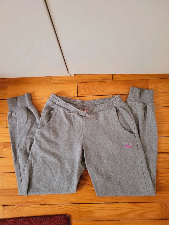 Jogging tenue de sport legging gris rose Puma taille S 36