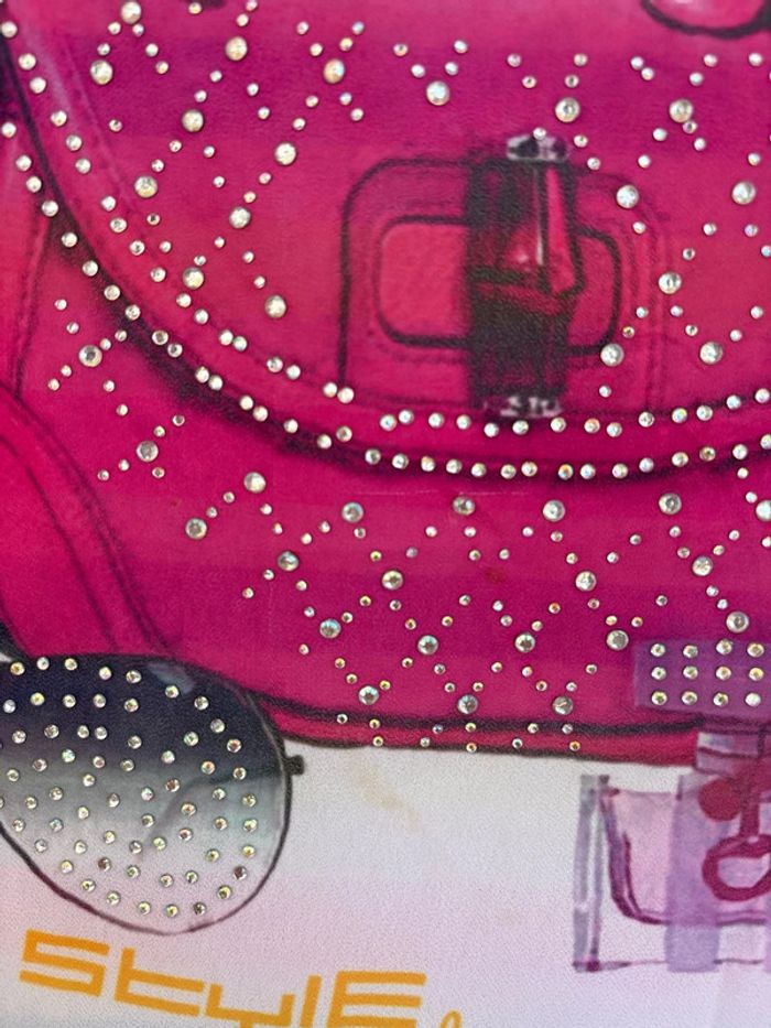petit t shirt coloré sac à main transparent - photo numéro 3