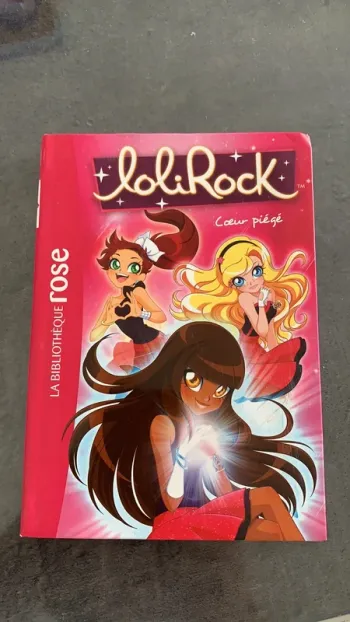 Livre lolirock coeur piege bibliothèque rose
