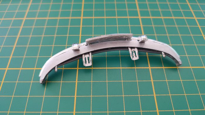 Pare-chocs avant gris pièce miniature Bburago Burago Porsche 356B 1961 1/18 1/18e 1/18ème #D18 - photo numéro 2