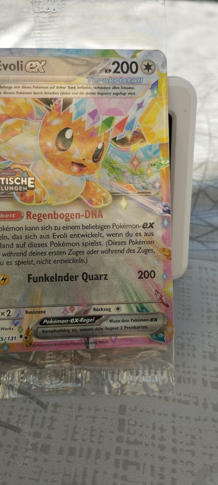Carte pokémon evoli ex - photo numéro 4
