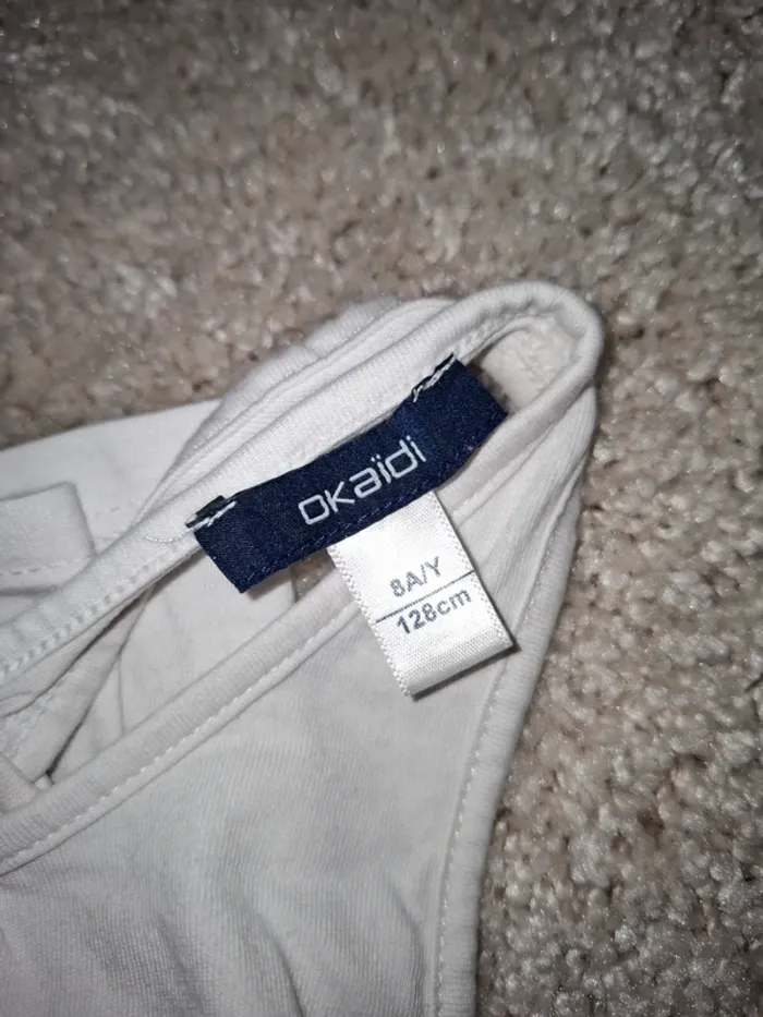 Débardeur blanc Okaidi 8 ans - photo numéro 3