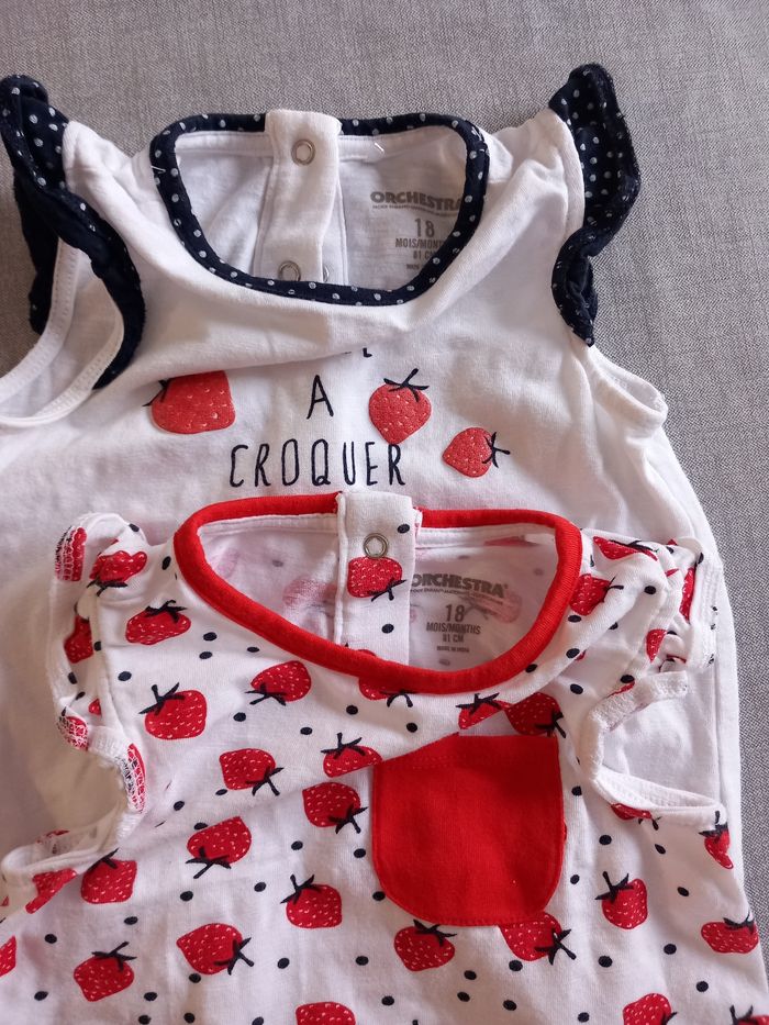 Ensemble robe bodies chaussettes Orchestra 18 mois TBE - photo numéro 5