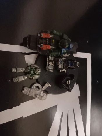 Moto d'assaut space marines métal attak bike metal warhammer