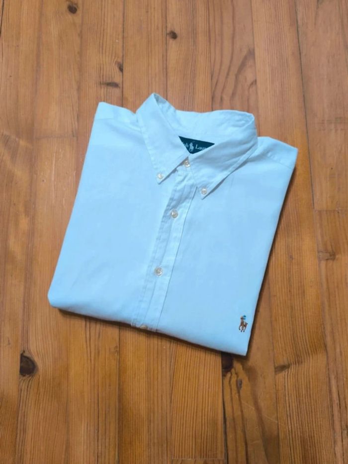 Chemise Manches Longues - Ralph Lauren - Classic Fit - Logo brodé premium - Blanc - Taille XXL - photo numéro 3