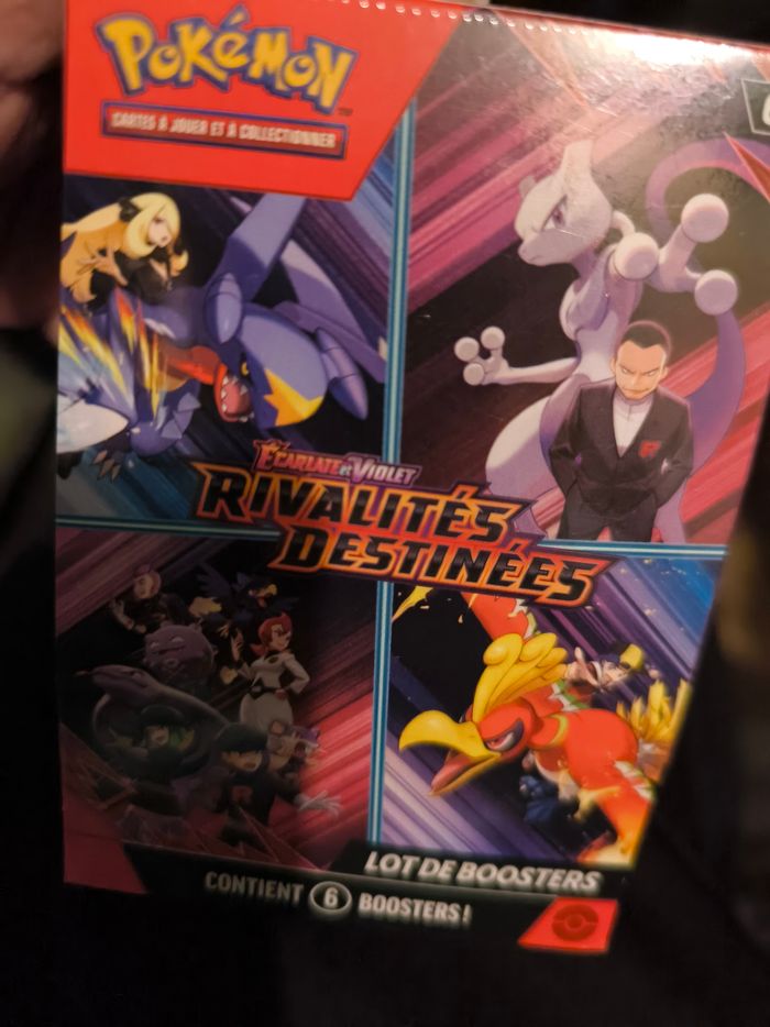 Écarlate violet rivalités destinées AB prix ferme neuf ab prix ferme coffret 6 booster boosters