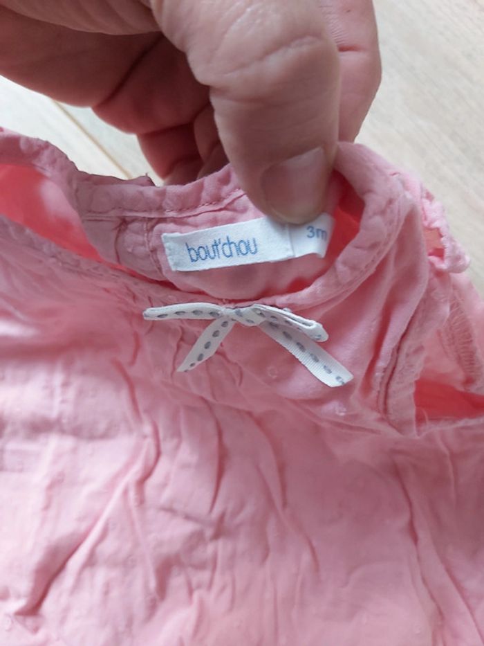 Combi-short fille Bout'chou 3 mois comme neuf (78) - photo numéro 2