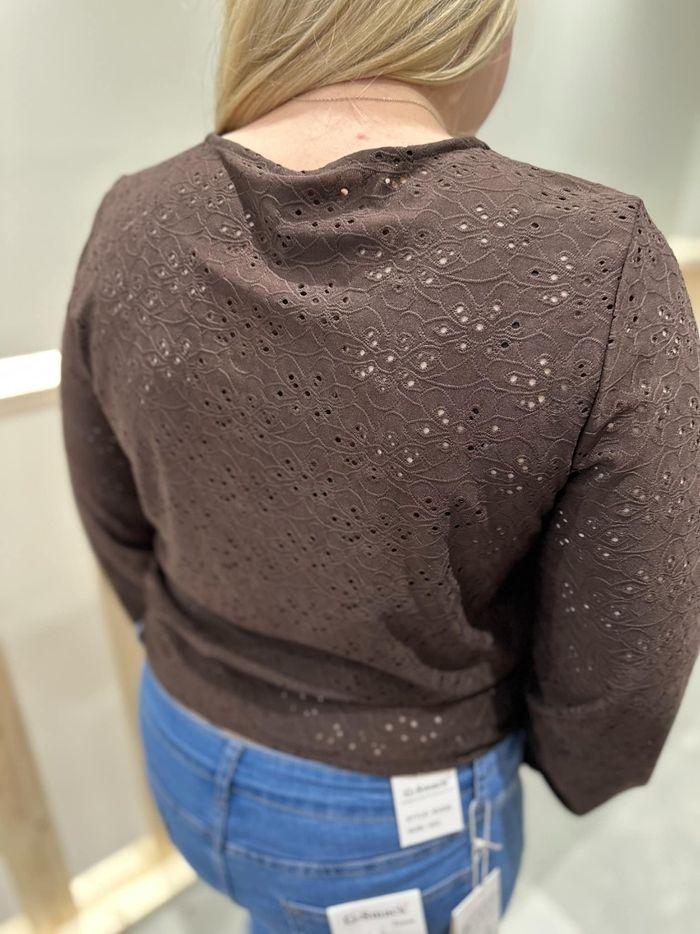 Très joli haut marron Only 🖤 - photo numéro 4