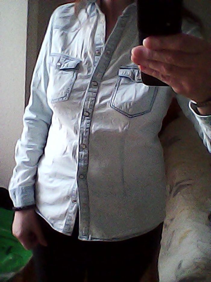 Chemisier jeans,