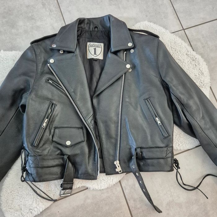 Veste Perfecto noir femme pour moto taille 40 Highway 1 - photo numéro 2