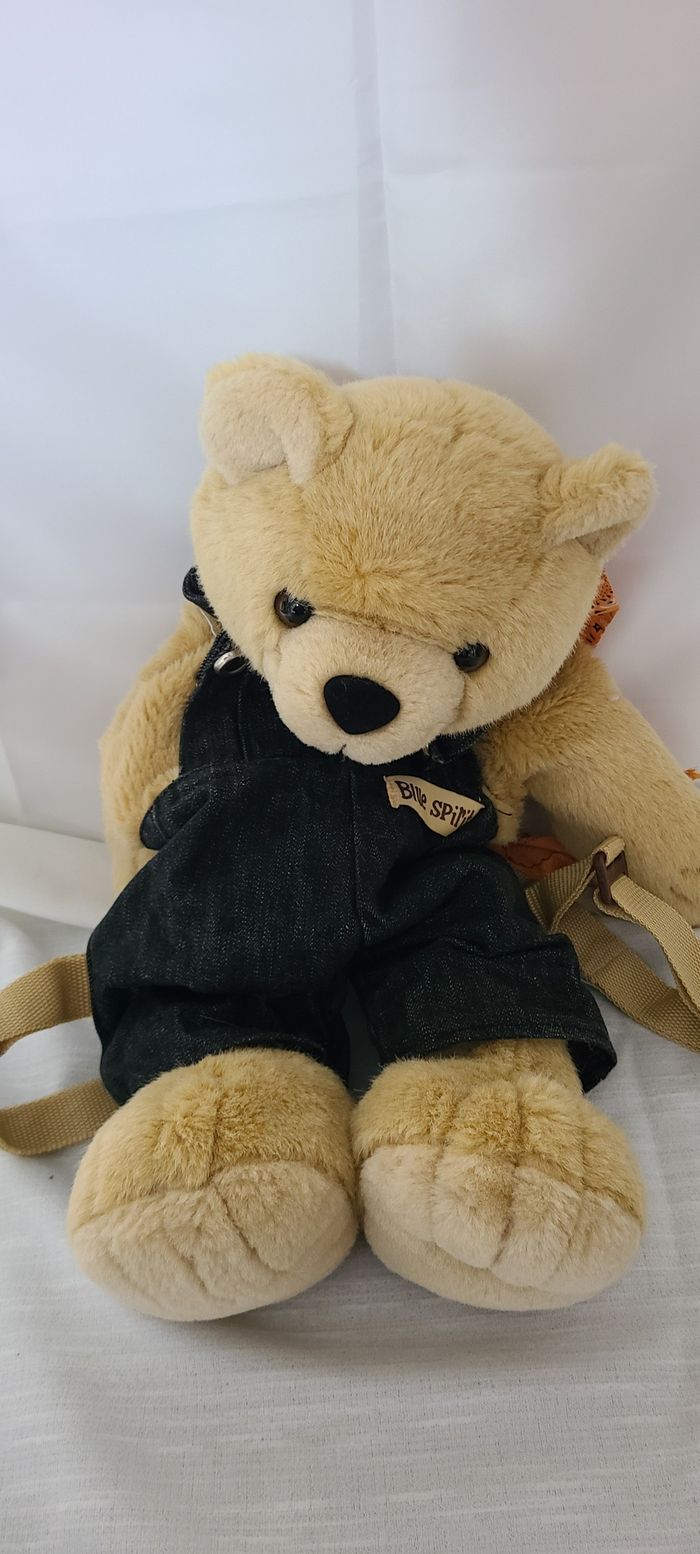 sac à dos peluche ours bandana - photo numéro 4