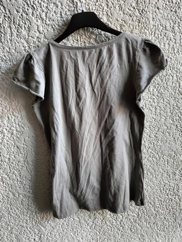 T-shirt gris taille 38 - photo numéro 5