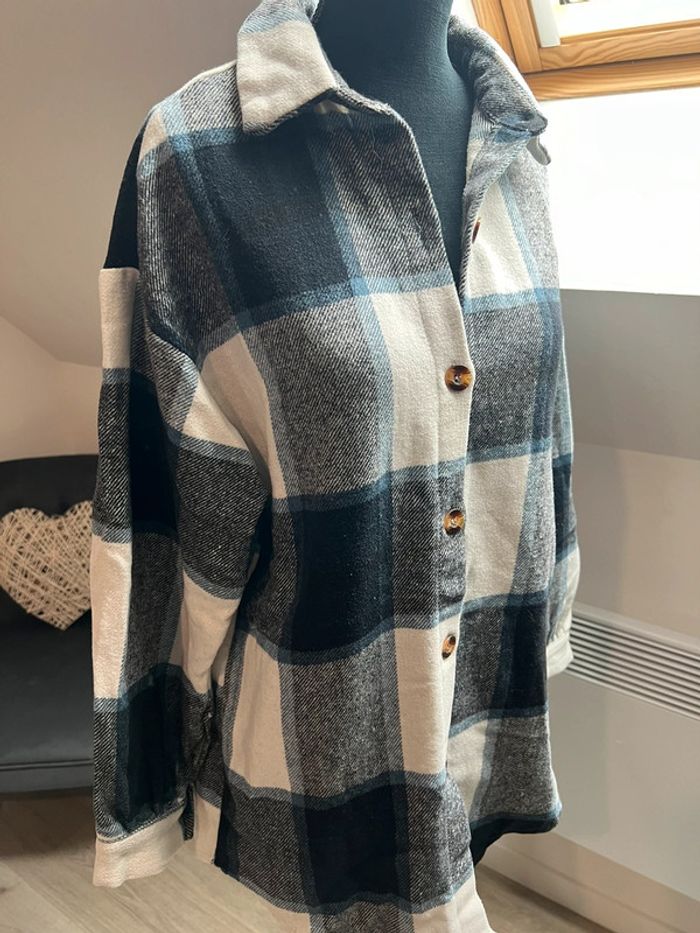 Veste chemise à carreaux - photo numéro 3