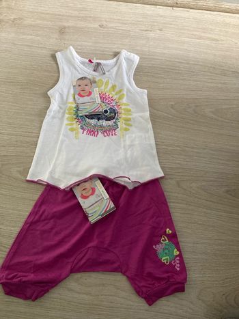 Ensemble fille taille 6 mois