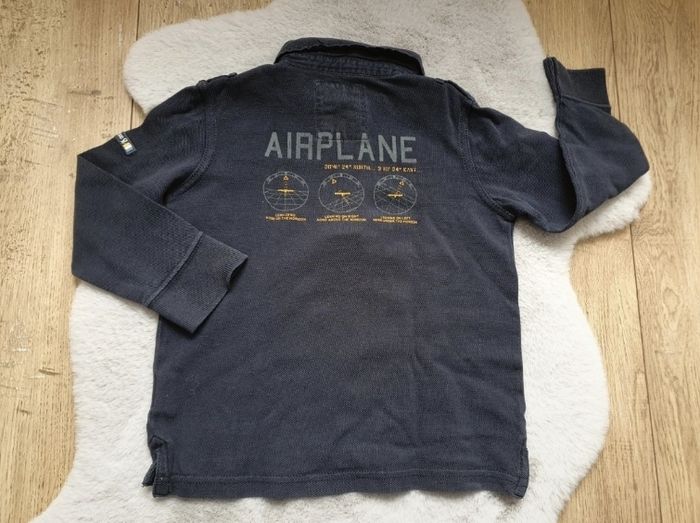 Polo manches longues bleu marine Okaïdi 4 ans - photo numéro 7