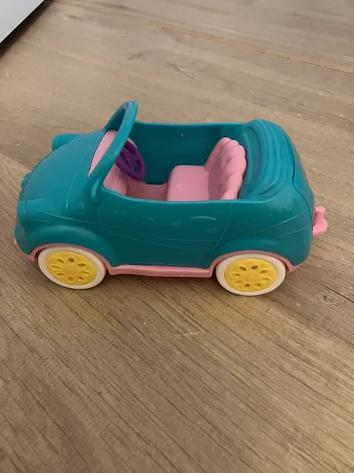 Voiture Barbie cabriolet pour petite poupée Barbie Chelsea