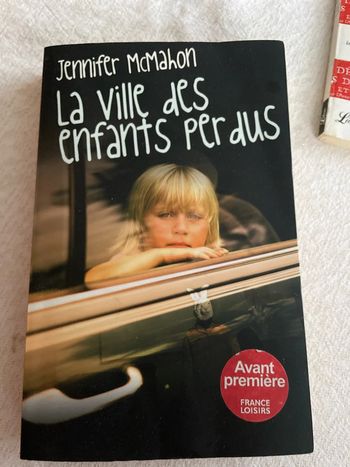 Livre de Jennifer Mc Mahon la ville des enfants perdus