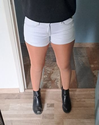 Short en jean bleu clair femmes Le Temps Des Cerises taille 35