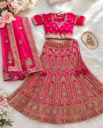 Lehenga rose