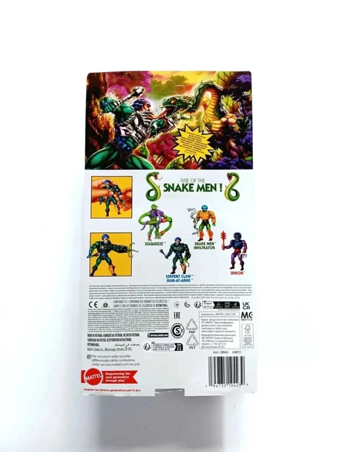 Figurine Serpent Claw Men at Arms Snake Men Masters of the Universe Origins Mattel 14 cm - photo numéro 2