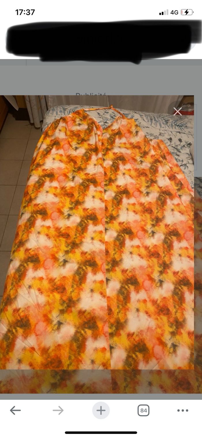 Robe dos nu