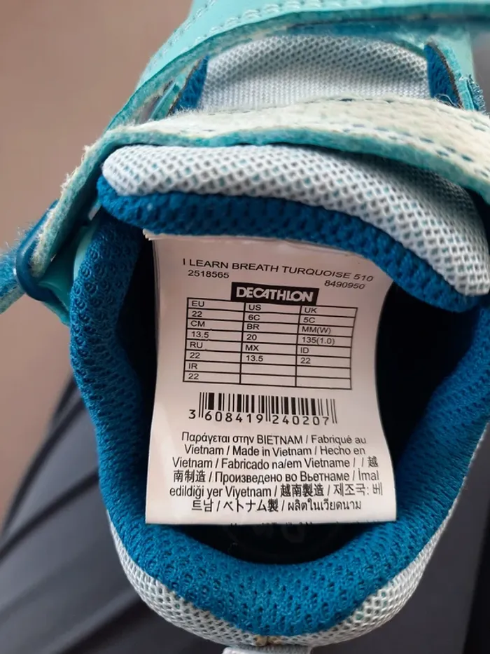 Tenkus souples Decathlon pointure 22 - photo numéro 5