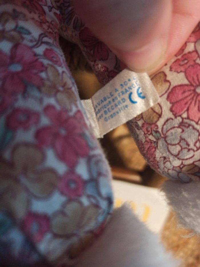 Peluche éléphant vintage Becard liberty tbe - photo numéro 4