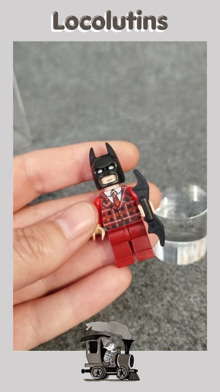 🚂 Figurine Batman en pyjama rouge - photo numéro 3
