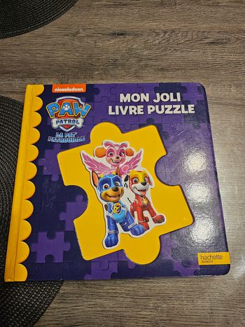 Livre puzzle pat patrouille