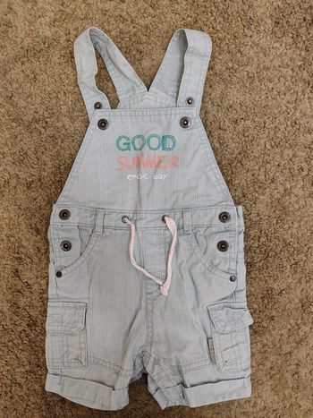 Salopette short 12 mois