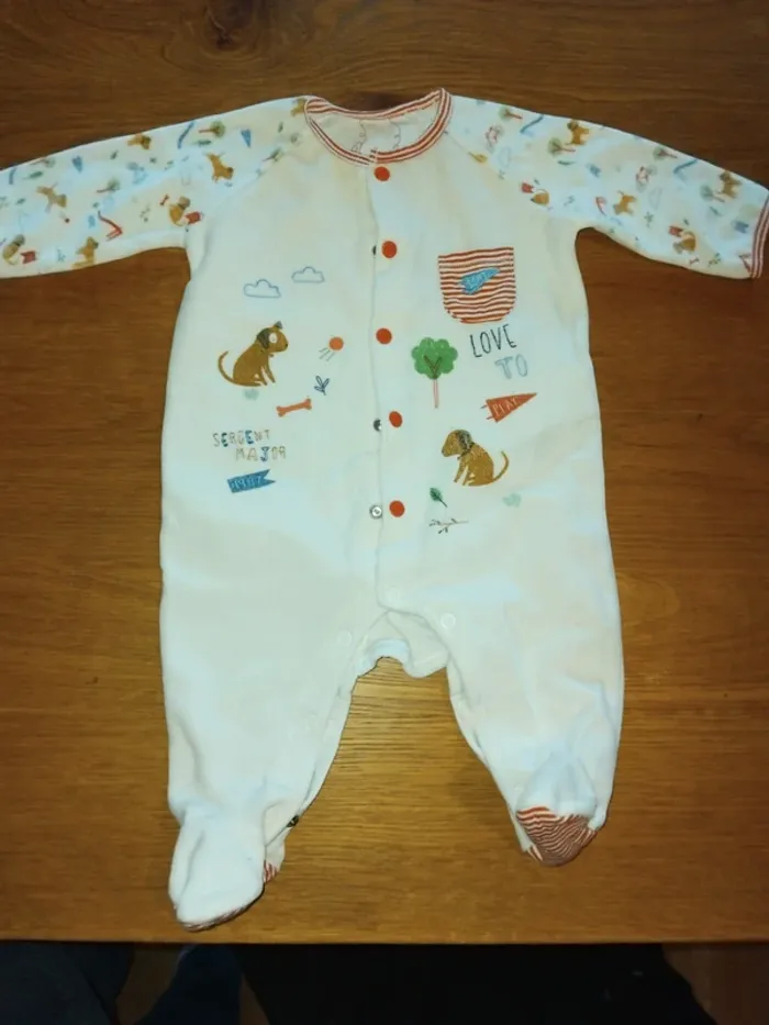 2 pyjamas  sergent major taille 3 mois - photo numéro 5